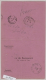 DR, 1888, Mi.- Nr.: 42 als EF auf Rückschein für ein Auslands- Einschreiben von Schopfheim nach Medford (USA) und zurück