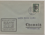 SBZ, 1945, Sächsische Schwärzungen, OPD Chemnitz, Mi.- Nr.: AP 799 I als EF auf Ortsbrief innerhalb von Chemnitz