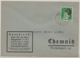 SBZ, 1945, Sächsische Schwärzungen, OPD Chemnitz, Mi.- Nr.: AP A 795 I als EF auf Ortsbrief innerhalb von Chemnitz