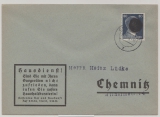 SBZ, 1945, Sächsische Schwärzungen, OPD Chemnitz, Mi.- Nr.: AP 798 I als EF auf Ortsbrief innerhalb von Chemnitz