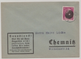 SBZ, 1945, Sächsische Schwärzungen, OPD Chemnitz, Mi.- Nr.: AP 795 I als EF auf Ortsbrief innerhalb von Chemnitz
