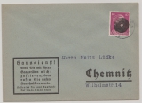 SBZ, 1945, Sächsische Schwärzungen, OPD Chemnitz, Mi.- Nr.: AP 795 I als EF auf Ortsbrief innerhalb von Chemnitz
