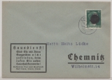 SBZ, 1945, Sächsische Schwärzungen, OPD Chemnitz, Mi.- Nr.: AP 796 I als EF auf Ortsbrief innerhalb von Chemnitz