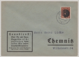 SBZ, 1945, Sächsische Schwärzungen, OPD Chemnitz, Mi.- Nr.: AP 792 I als EF auf Ortsbrief innerhalb von Chemnitz