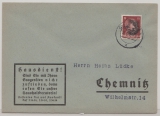 SBZ, 1945, Sächsische Schwärzungen, OPD Chemnitz, Mi.- Nr.: AP 789 I als EF auf Ortsbrief innerhalb von Chemnitz