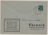 SBZ, 1945, Sächsische Schwärzungen, OPD Chemnitz, Mi.- Nr.: AP 790 I als EF auf Ortsbrief innerhalb von Chemnitz