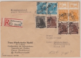 20 Halberstadt, 166IV, 171IV (3), 173IV (2) + 175IV (2x OR), Portogerecht auf Orts- E. -Rs.-Brief, geprüft Ballschmidt BPP