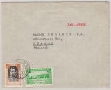 Iran / Persien, 1947 (?), 10,5 R. MiF auf Auslands- Luftpostbrief von Teheran nach Zürich (CH)