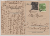41 Reichenbach / Neumark, 166X + 169 X, als MiF auf Fernpostkarte nach Falkenstein