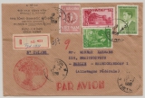 Süd- Vietnam, 1959, 10$ + 36,5 d. als MiF auf Einschreiben- Auslandsbrief von Saigon / SO nach Berlin (D)