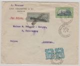 Frz.- Indochina, 1933, 70 C. als MiF auf Luftpost- Auslandsbrief von Saigon nach Luzern (CH)