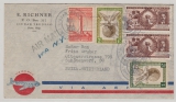 Dominikanische Republik, 1950, 14 C. MiF auf Auslands- Luftpostbrief von Ciudad Trujillo nach Schönenwerd (CH)