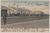 DAP, China, 1908, Mi.- Nr.: 30 als EF auf Bildpostkarte (Tonku, Railway) von Tientsin nach Hamburg