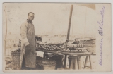 DAP, China, 1909, Mi.- Nr.: 29 als EF auf Fotopostkarte (Chinesischer Gemüsehändler) von Tientsin nach Hamburg