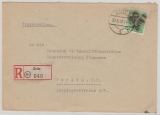 Handstempel, 1948, Bez. 20 Zeitz 1, 84 Pfg.  Mi.- Nr.: 181 IV, als EF auf E.- Fernbrief von Zeitz nach Berlin