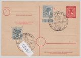 Handstempel, 1948, Bez. 14 Dresden 1, Mi.- Nr.: 167- 70, 172, 174 + A 179 II , auf GS vs. + rs., ungelaufen aber gestempelt!