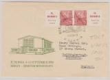 DDR, 1959, Mi.- Nr.: W Zd 23, in EF auf Auslandsbrief, von Berlin nach Wellingborough (GB)