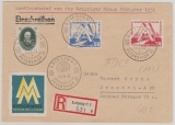 DDR, 1951, Mi.- Nr.: 282- 83 (FDC!), u.a. in MiF auf E.- Fernbrief (vom Ersttag), von Leipzig nach Dresden