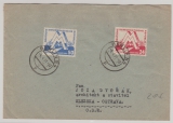 DDR, 1951, Mi.- Nr.: 282- 83, in MiF auf Satz- Auslandsbrief, von Berlin nach Slezka - Ostrava (CSSR)