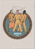 DDR, 1951, Mi.- Nr.: 289- 92, auf früher Maximumkarte, mit entspr. Sonderstempeln! Schön und selten!