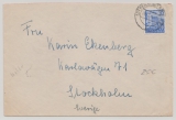 DDR, 1954, Mi.- Nr.: 374, als EF auf Auslandsbrief von Lutherstadt- Eisleben nach Stockholm (Schweden)