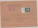 DDR, 1971 (?), Mi.- Nr.: 615 (vom SR), als EF auf Einschreiben- Fernbrief von Gera nach Berlin