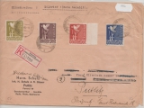 Kontrollrat / Zehnfachfrankatur OST, 31.7.1948, Kontollrat Mi.- Nr.: 959- 62, in MiF auf E.- Fernbrief von Kühlungsborn nach Puttlitz
