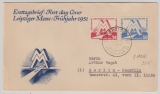 DDR, 1951, Mi.- Nr.: 282-83 auf Adressiertem FDC von Leipzig nach Berlin