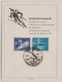 DDR, 1950, Mi.- Nr.: 246- 47, Satz auf Karte, mit dem echten Sonderstempel! Nicht gelaufen!