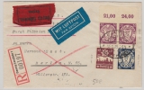 247 (2x vom OR) 267+ 295, als MiF auf Expres- Lupo- Einschreiben - Fernbrief von Danzig nach Berlin