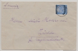 GG, 1940, Mi.- Nr.: 11 als EF auf Auslandsbrief von Warschau nach Zürich (CH), rs. mit Zensur