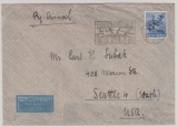 Berlin, 1948, Mi.- Nr.: 13 als EF auf Luftpost Auslandsbrief von Berlin nach Seattle (USA), mit Luftbrückenstempel!