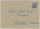 Berlin, 1949, Mi.- Nr.: 30 als EF auf Auslandsbrief von Berlin nach Basel (CH)
