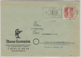 Berlin, 1949, Mi.- Nr.: 37 als EF (mit Luftbrückenstempel) auf Fernbrief von Berlin nach Regensburg