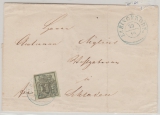Hannover, ca. 1852, Mi.- Nr.: 2, als EF auf Fernbrief von Elbingerode (Vorphilastempel!) nach Schladen