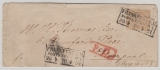 NDP, 1870, Mi.- Nr.: 11 als EF auf Auslandsbrief von FF/M nach Liverpool (GB)