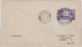 USA, 1937, 3 Ct. EF auf Schiffspostbrief, von dem Schiff MV City of New York via Trinidad nach Tiverton (USA)