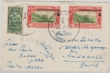 Ecuador, 1934, 22 Centavos MiF auf Bildpostkarte von Quito nach Zürich (CH)