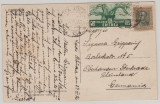 Italienisch- Eritrea, 1936, 75 Ct. MiF auf Auslandspostkarte von (?...) Militärpost nach Oberhausen