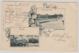 Ceylon, 1901, 6 C. EF auf netter Bild- Auslandspostkarte von Colombo nach Aachen