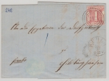 T. + T., 1865, Mi.- Nr.: 29, als EF auf Fernbrief von Ruhla (Nrn- Stempel.: 242) nach Hildburghausen