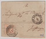 T. + T., 1863, Mi.- Nr.: 28, als EF auf Fernbrief von Stadt Lengsfeld (Nrn- Stempel.: 244) nach ...