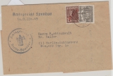 Berlin, 9.4.1949, Mi.- Nr.: 25 + 42 als MiF auf Ortsbrief (Gerichtspost) innerhalb von Berlin