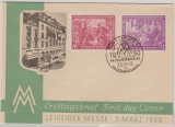 DDR, 1950, Mi.- Nr.: 248- 49, auf FDC, nicht gelaufen