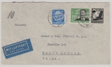 DR, 1939, Mi.- Nr.: 538 u.a. in MiF auf Luftpost- Auslandsbrief von Hamburg nach Punta Arena / Chile