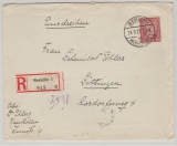 DR / Weimar, 1927, Mi.- Nr.: 362 als EF auf Einschreiben- Fernbrief von Berlin nach Göttingen