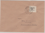 Mindelheim, 1946, Mi.- Nr.: 2 als EF auf Fernbrief von Mindelheim nach Durach, gepr. Zierer BPP, neben der Marke