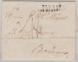 Preussen, Stettin, 1806, Vorphila- Auslandsbrief von Stettin nach Bordeaux (Fr.), mit besserem Prusse par Maaseyck