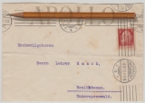 Bayern, 1913, 10 Pfg. EF auf Werbebriefumschlag von Nürnberg nach Neulübbenau