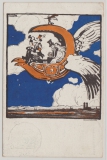 Bayern, 1912, Teilamtliche Sonderflugpostkarte, SFP 1/02, gelaufen von München nach Augsburg, mit Flupoststempel